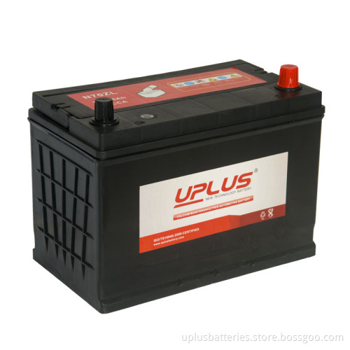 N70zl Wholesale 12V 75ah Electric Car Seal Lead Acid Battery